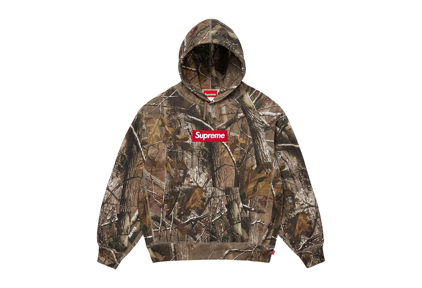SUDADERA SUPREME BOX FOREST CAMO LOGO FW25
