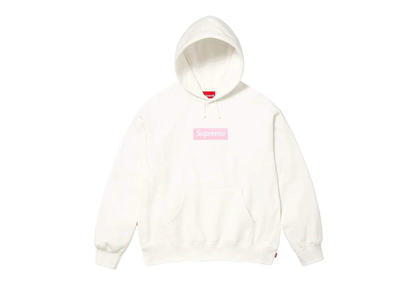 SUPREME HOODIE BOX LOGO WHITE 2025
