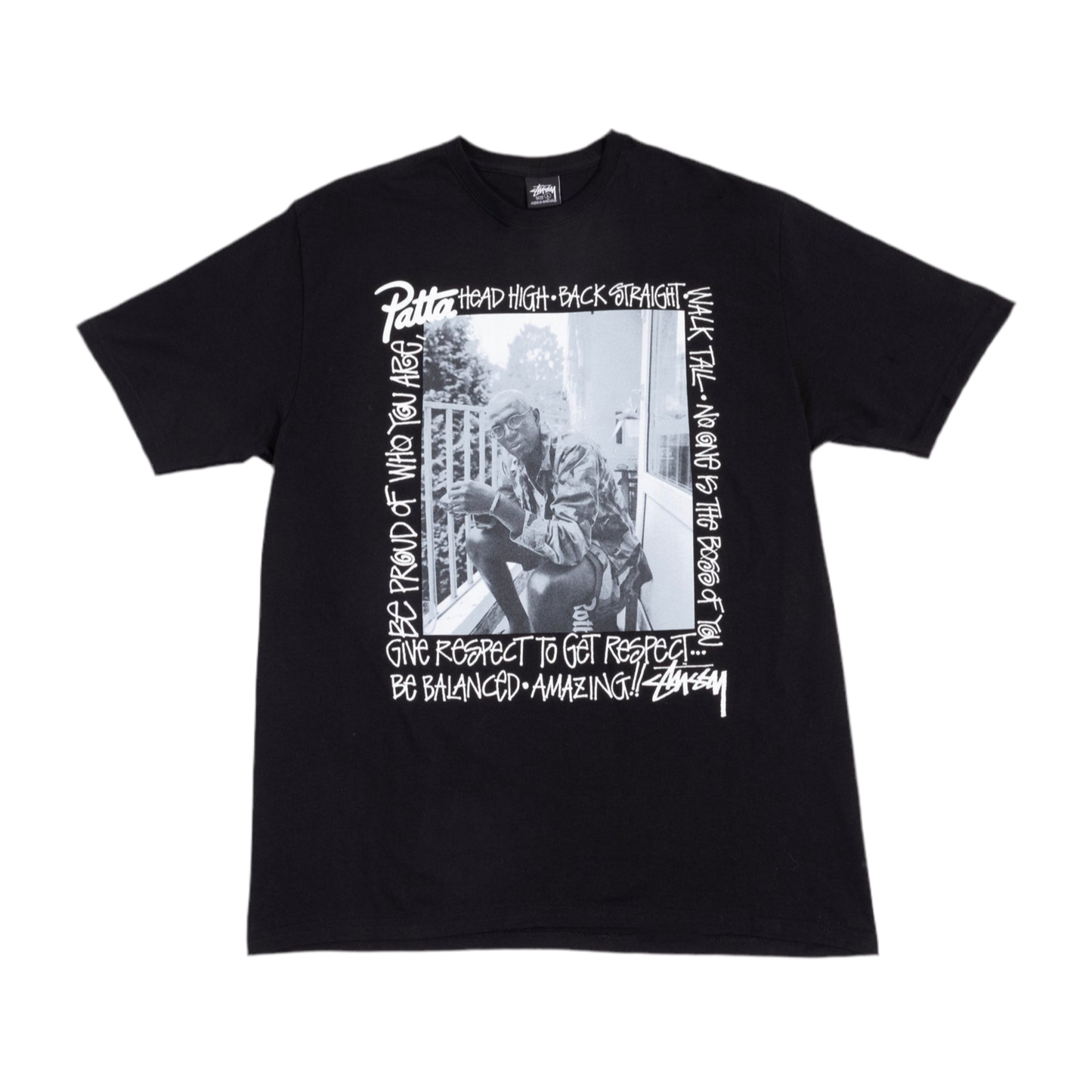 PATTA X STUSSY RESPECT T-SHIRT