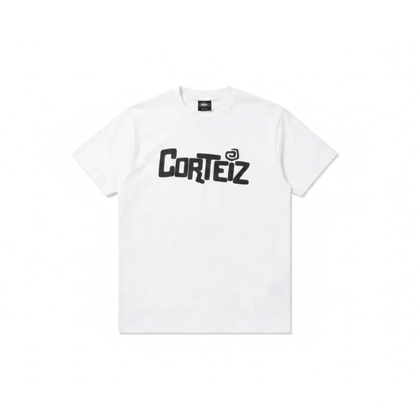 CORTEIZ CARTOON LOGO WHITE
