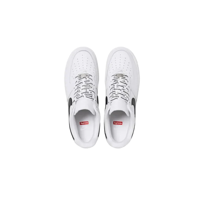 NIKE AIR FORCE 1 LOW SUPREME WHITE BLACK
