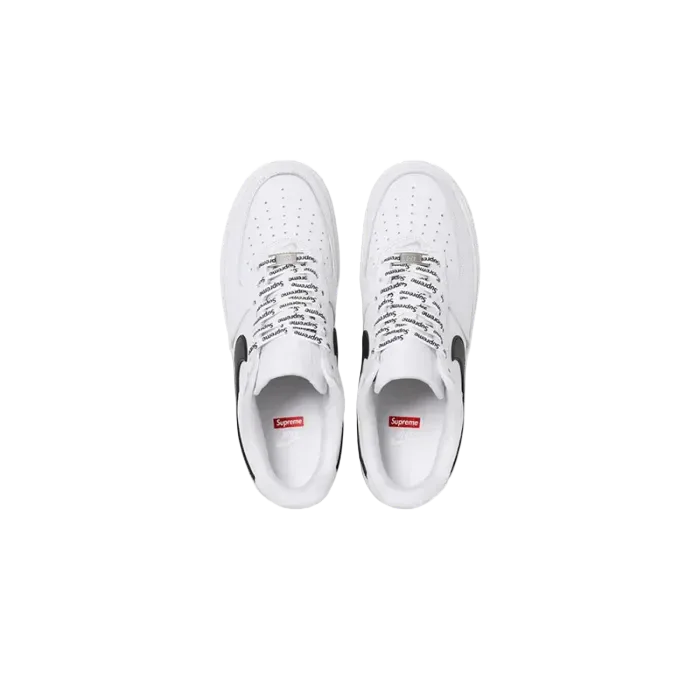 NIKE AIR FORCE 1 LOW SUPREME WHITE BLACK