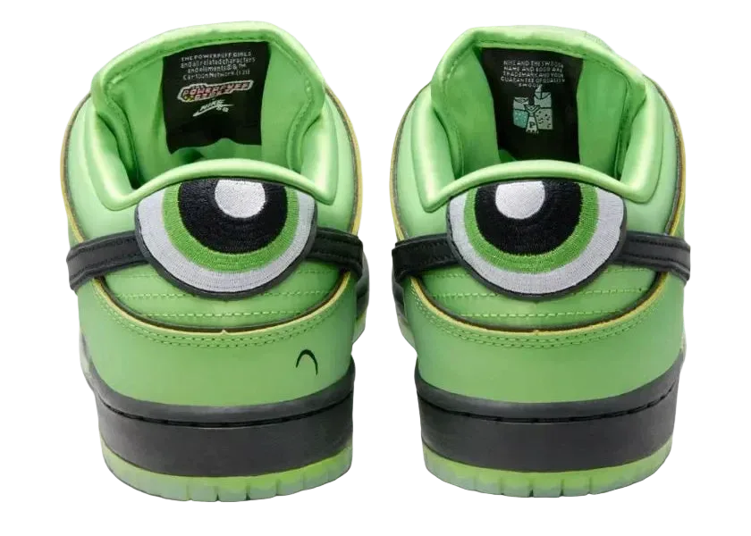 NIKE DUNK LOW SB THE POWERPUFF GIRLS BUTTERCUP
