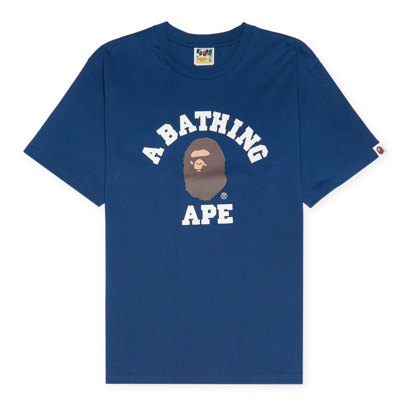 A BATHING APE COLLEGE TEE