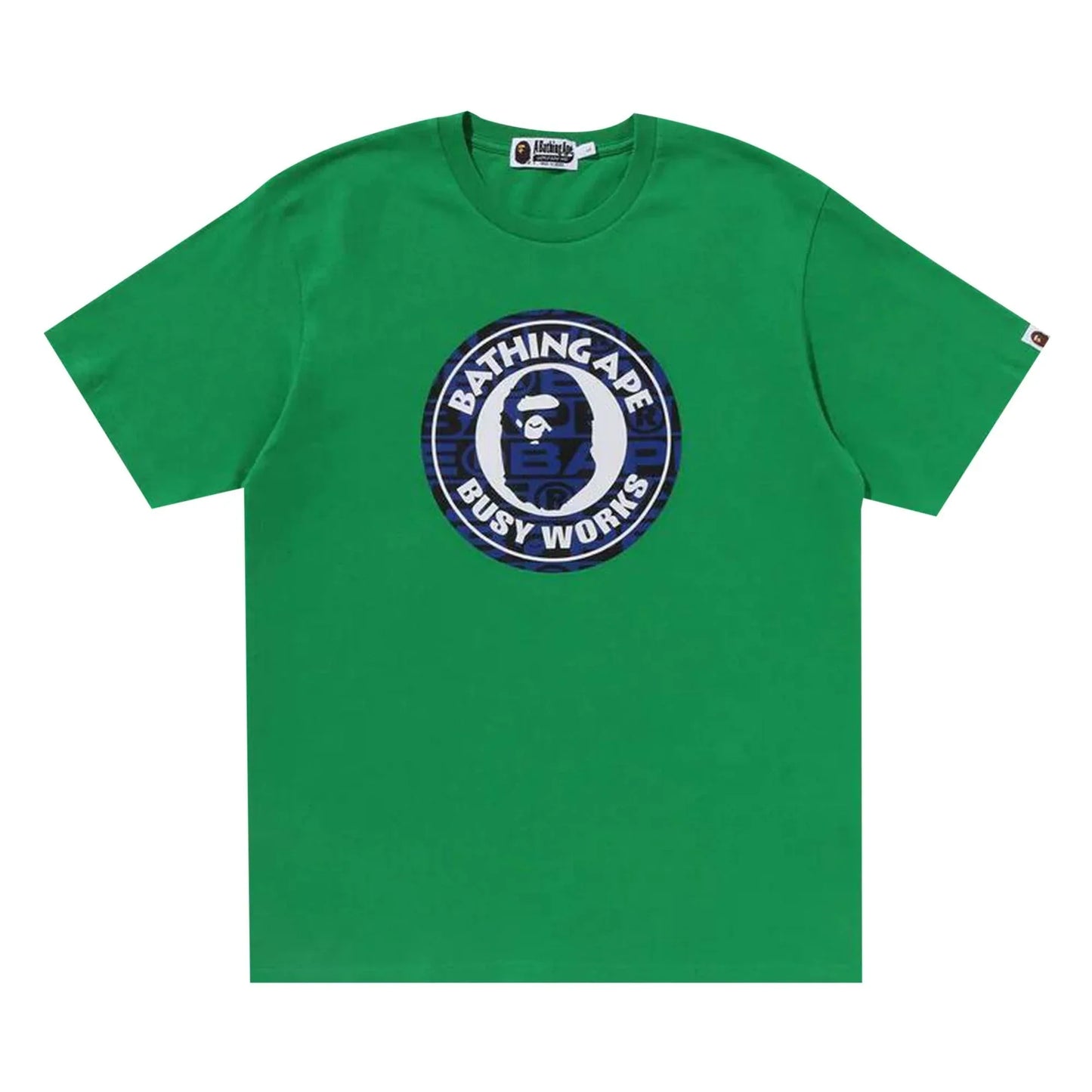 A BATHING APE BUSY WORKS CAMISETA VERDE - Jefa Sneakers Madrid