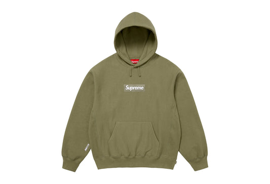 SUPREME HOODIE BOX OLIVE 2025