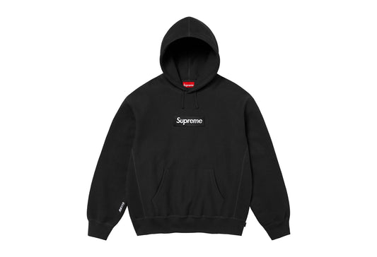 SUPREME HOODIE BOX LOGO BLACK 2025