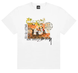 DENIM TEARS X STUSSY T-SHIRT