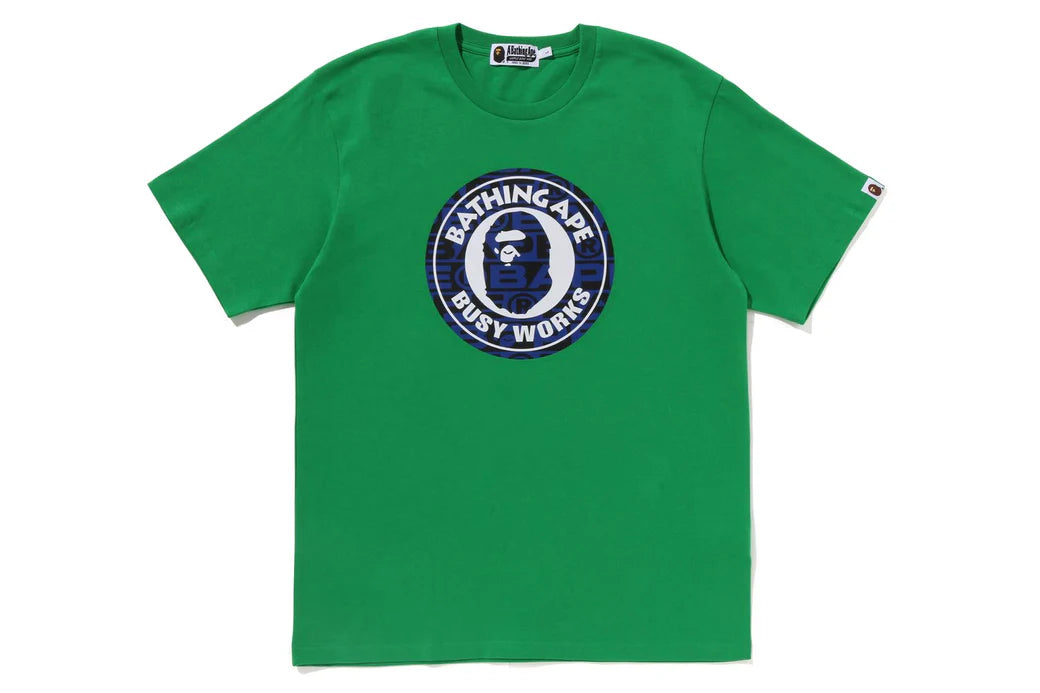 A BATHING APE BUSY WORKS TEE VERDE