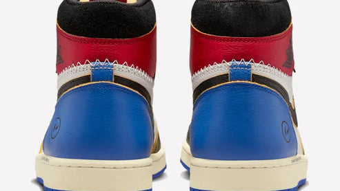 AIR JORDAN 1 RETRO HIGH OG FRAGMENT X UNION LA VARTSITY RED SPORT ROYAL