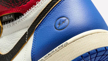 AIR JORDAN 1 RETRO HIGH OG FRAGMENT X UNION LA VARTSITY RED SPORT ROYAL