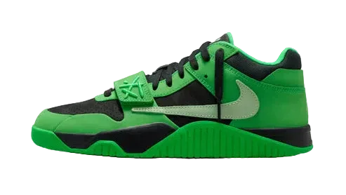 AIR JORDAN CJ1 T-REEX X TRAVIS SCOTT GREEN SPARK