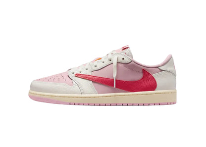 Air Jordan 1 Retro Low OG SP Travis Scott Sail Tropical Pink