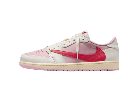 Air Jordan 1 Retro Low OG SP Travis Scott Sail Tropical Pink
