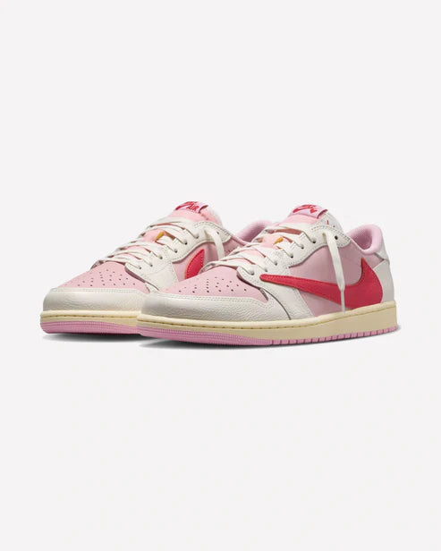 Air Jordan 1 Retro Low OG SP Travis Scott Sail Tropical Pink