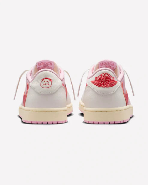 Air Jordan 1 Retro Low OG SP Travis Scott Sail Tropical Pink