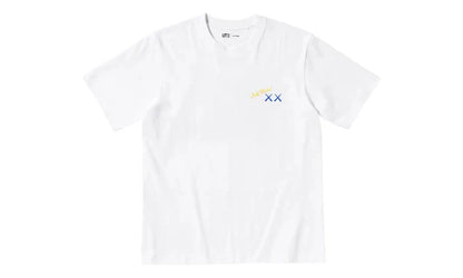 KAWS X UNIQLO WARHOL UT GRAPHIC T-SHIRT WHITE BLUE