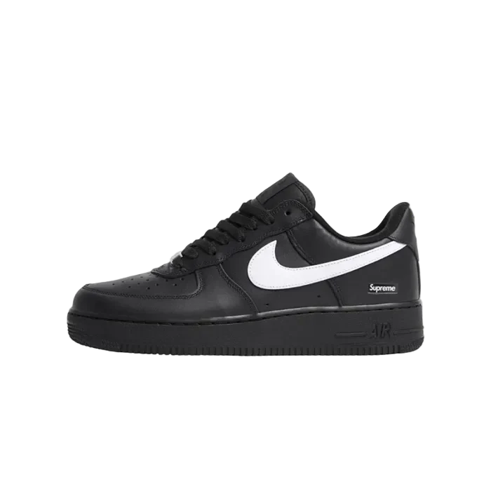 NIKE AIR FORCE 1 LOW SUPREME BLACK WHITE