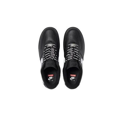 NIKE AIR FORCE 1 LOW SUPREME BLACK WHITE