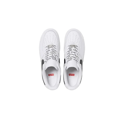 NIKE AIR FORCE 1 LOW SUPREME WHITE BLACK