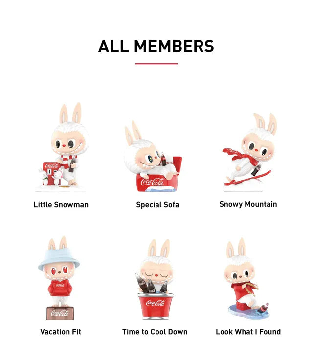 POP MART THE MONTERS LABUBU COCA-COLA SERIES FIGURES