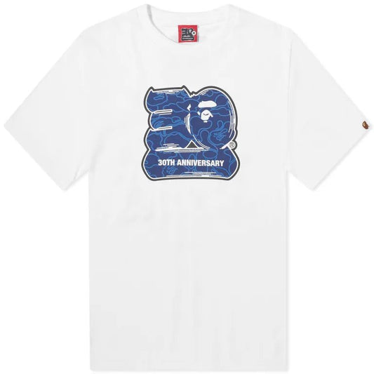 A BATHING APE 30TH ANNIVERSARY T - SHIRT AZUL - JEFA SNEAKERS MADRIDCAMISETAS