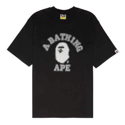 A BATHING APE PIXEL CAMISETA RELAXED FIT NEGRO