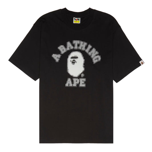 A BATHING APE PIXEL CAMISETA RELAXED FIT NEGRO