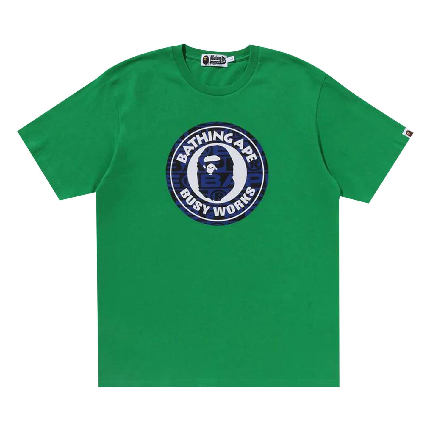 A BATHING APE BUSY WORKS TEE VERDE