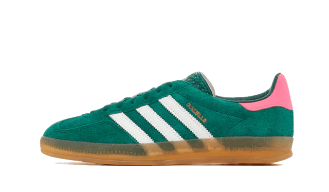 ADIDAS GAZELLE INDOOR COLLEGIATE GREEN LUCID PINK - JEFA SNEAKERS MADRIDzapatillas