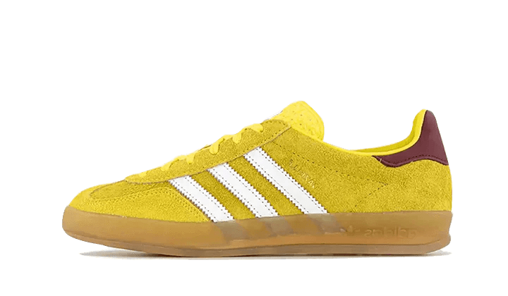 ADIDAS GAZELLE INDOOR YELLOW COLLEGIATE BURGUNDY - JEFA SNEAKERS MADRIDzapatillas