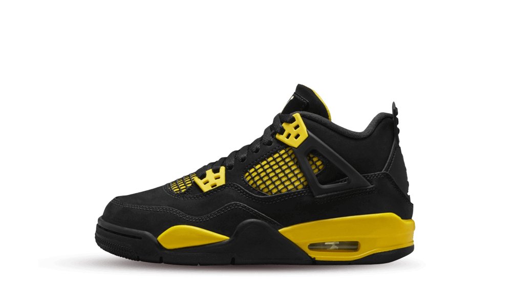 AIR JORDAN 4 RETRO THUNDER YELLOW GS - JEFA SNEAKERS MADRIDzapatillas