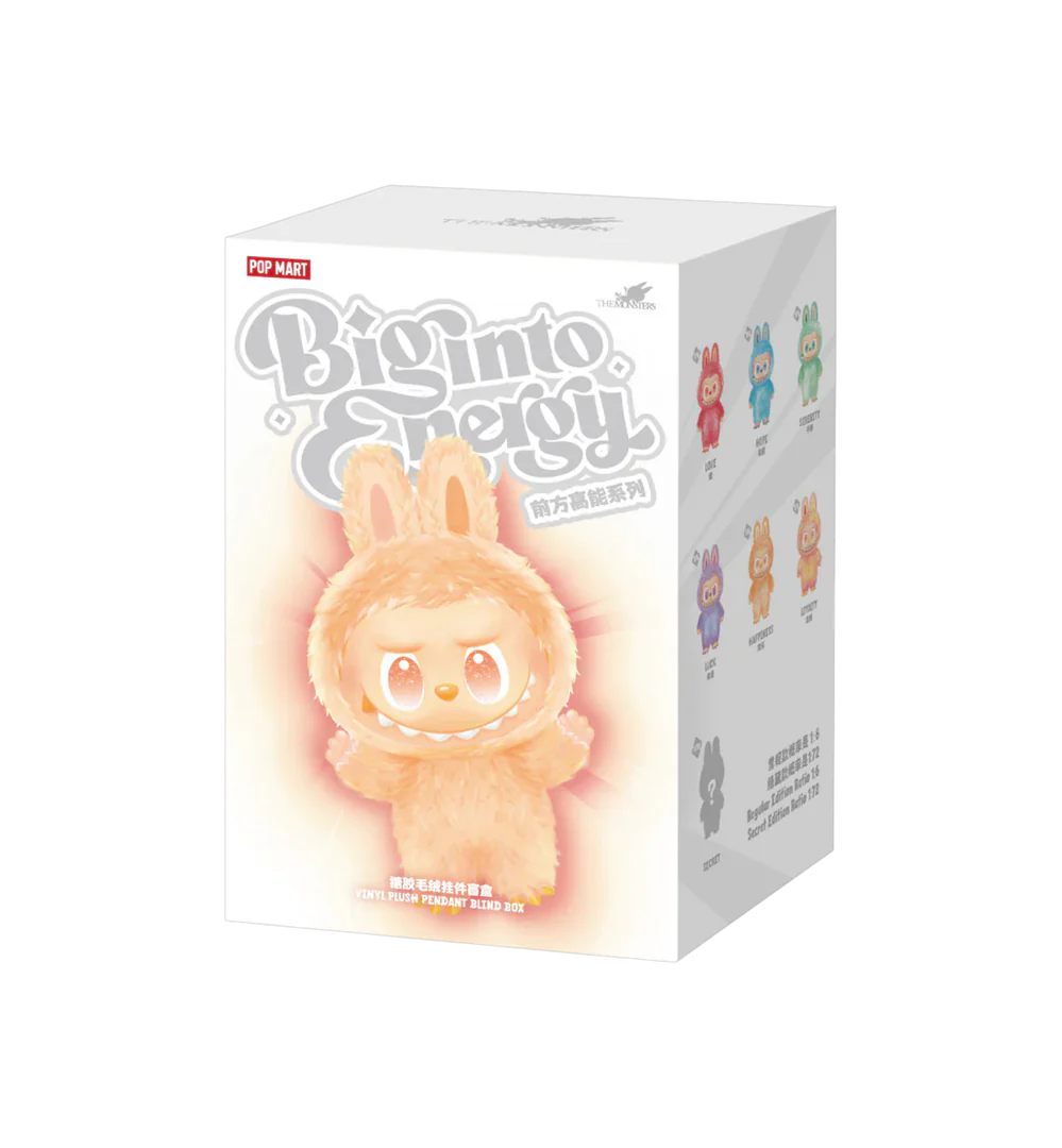 POP MART LABUBU THE MONSTER BIG INTO ENERGY