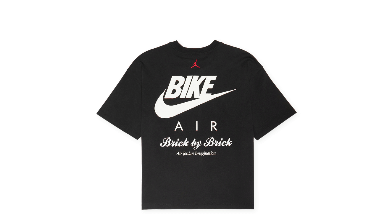 CAMISETA JORDAN X NIGEL SYLVESTER BRICK BY BRICK NEGRA