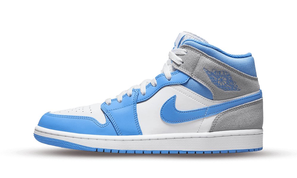 JORDAN 1 MID UNIVERSITY BLUE GREY - JEFA SNEAKERS MADRIDzapatillas