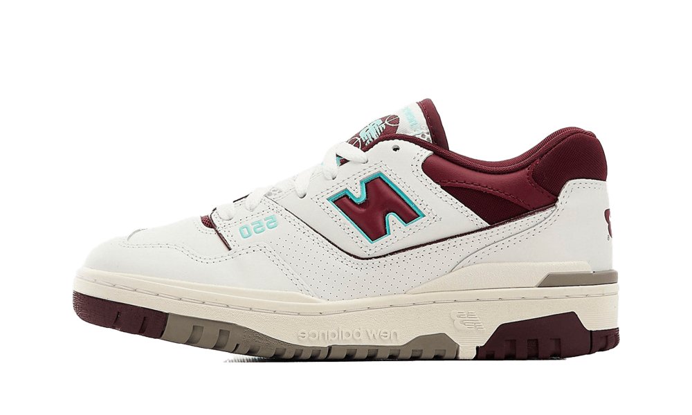 NEW BALANCE 550 WHITE BURGUNDY - JEFA SNEAKERS MADRIDzapatillas