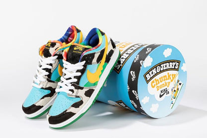 NIKE SB DUNK LOW BEN & JERRY'S CHUNKY DUNKY ( caja especial)