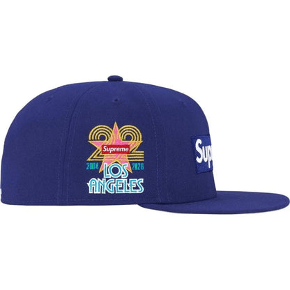 SUPREME BOX LOGO NEW ERA 59FIFTY FITTED ROYAL LOS ANGELES